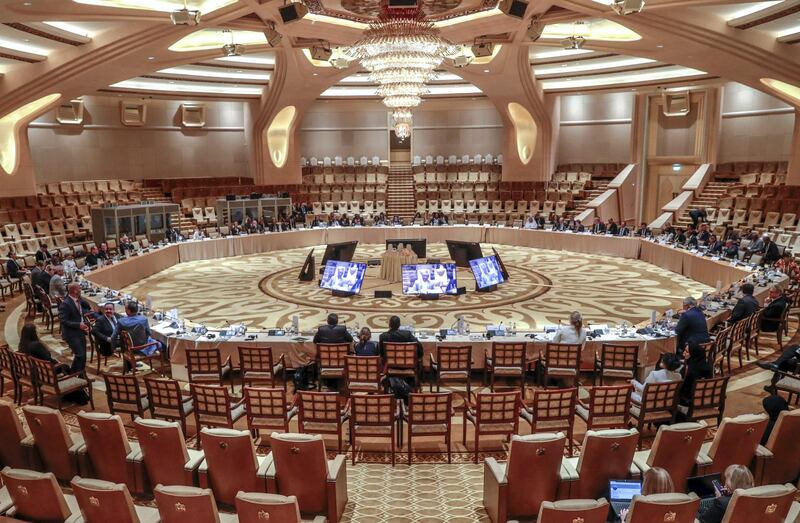 Abu Dhabi, United Arab Emirates, June 30, 2019.   Abu Dhabi Climate Meeting at the Emirates Palace.-- 
Victor Besa/The National
Section:  NA
Reporter:  John Dennehy