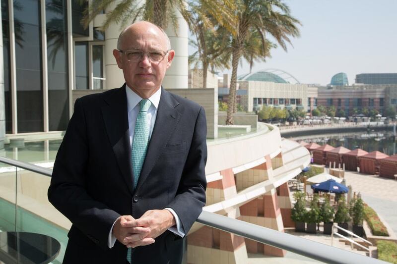 The Argentinian foreign minister, Hector Timerman, in Dubai yesterday. Duncan Chard for the National