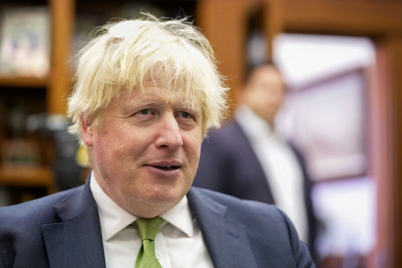 Former prime minister Boris Johnson's conversations with a host of government figures and senior officials are being sought by a Covid-19 inquiry. AP