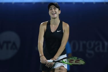 Switzerland's Belinda Bencic is through to the Dubai Duty Free Tennis Championships final. AP Photo