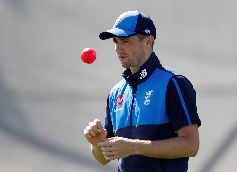 Cricket - England Nets - Birmingham, Britain - August 16, 2017   England's Chris Woakes during nets   Action Images via Reuters/Paul Childs