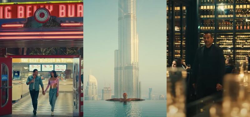 Warner Bros World, the Address Sky View and Clap Dubai all feature in the backdrop of Amr Diab's new perfume commercial. YouTube