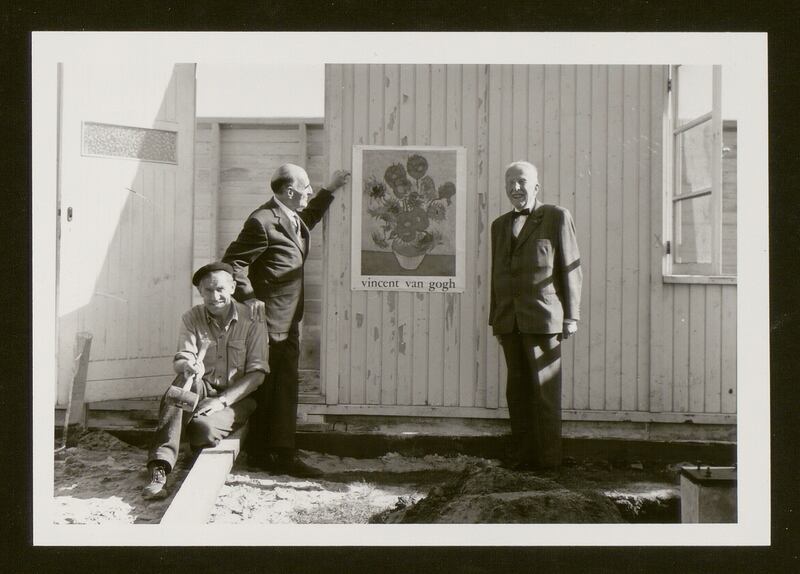 One of the museum's great stewards was the artist's nephew, Vincent Willem van Gogh, right. He is pictured here at the museum in 1970. Photo: Van Gogh Museum