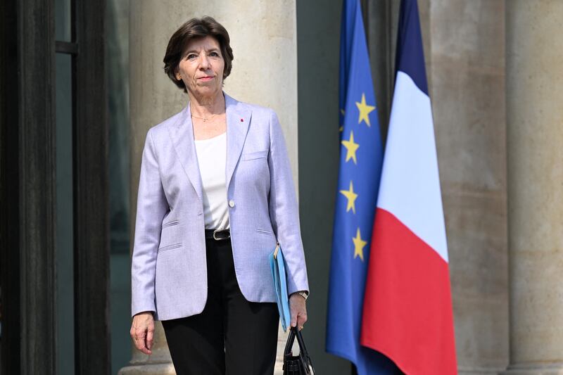 Former French foreign minister and ambassador Catherine Colonna is widely viewed as a solid diplomat. AFP