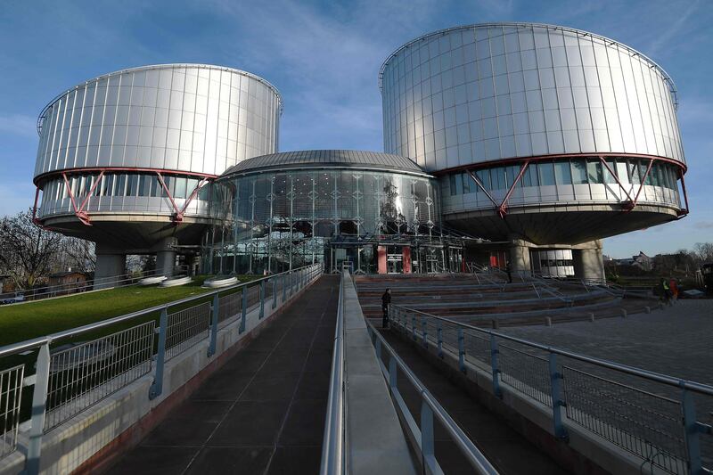 The European Court of Human Rights in Strasbourg, eastern France. AFP
