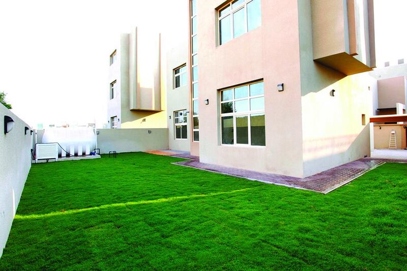Four-bedroom villa in Khalifa Park, Abu Dhabi. Courtesy of Crompton Partners