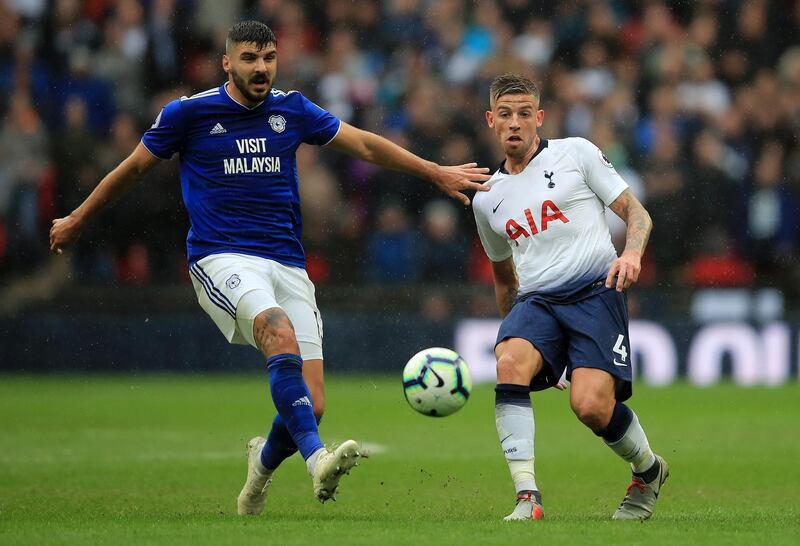Centre-back: Toby Alderweireld (Tottenham) – A goal-line clearance to keep Cardiff out was the highlight of a reliably excellent display as Spurs ground out a win. Getty Images
