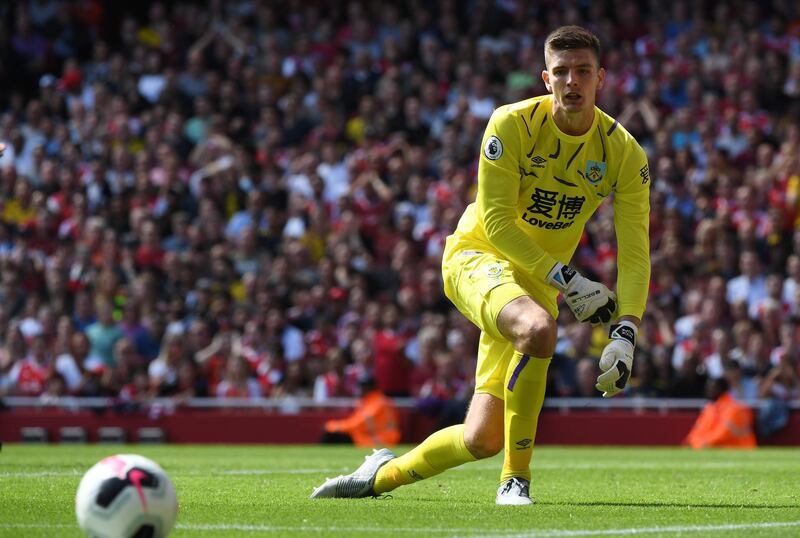 Goalkeeper: Nick Pope (Burnley) – Back in the team after Tom Heaton’s sale, he impressed with a string of saves against Arsenal. No chance with the goals. EPA