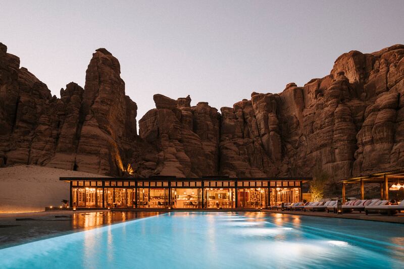 Habitas AlUla is a new sustainable hotel in Saudi Arabia, which is set amid dramatic sandstone cliffs. All photos: Kleinjan Groenewald
