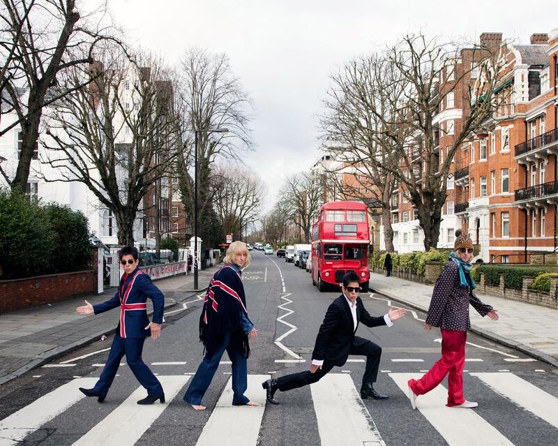 Derek Zoolander (Ben Stiller) and Hansel (Owen Wilson) visit London’s iconic Abbey Road. Lucian Capellaro / Paramount Pictures