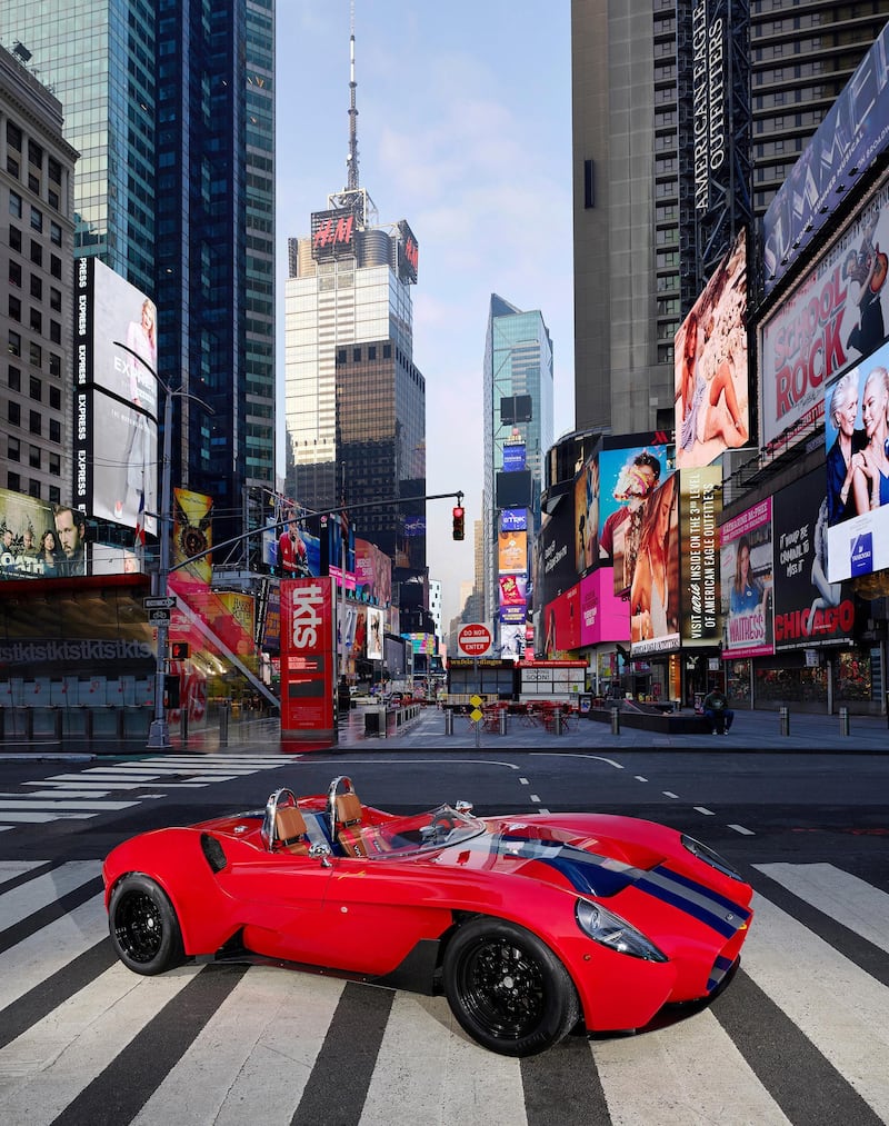 A Jannarelly Design-1 near Times Square in New York. Cloud 9 Photography