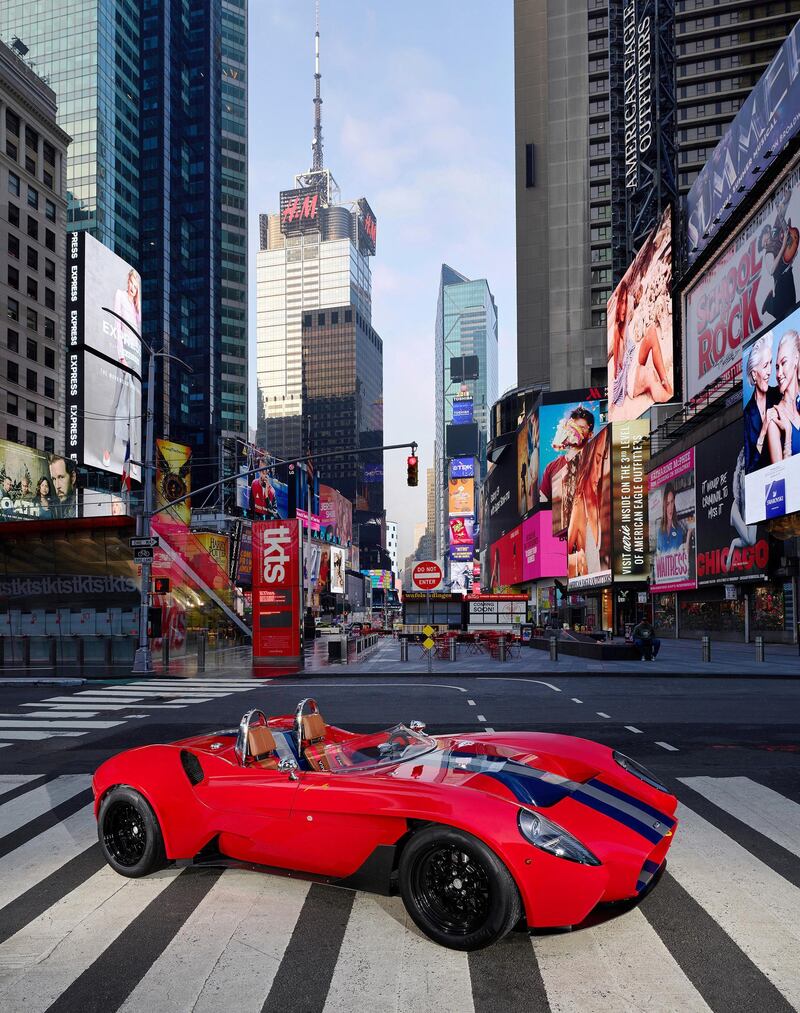 A Jannarelly Design-1 near Times Square in New York. Cloud 9 Photography