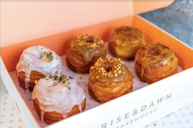 Gift box of 6 sweet cronuts, Dh175, Rise and Dawn