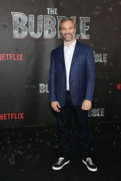 Judd Apatow attends a photocall for The Bubble. Tommaso Boddi / Getty Images / AFP
