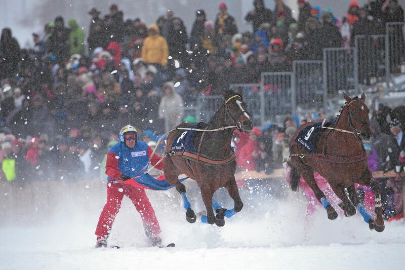 With a purse of 42,000 Swiss Francs (Dh172,860) the Sheikh Zayed Bin Sultan Al Nahyan Listed Cup race is by far the most valuable of the opening card. Andy Mettler / swiss-image.ch