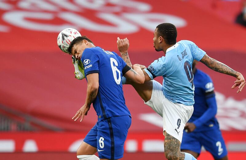 Centre-back: Thiago Silva (Chelsea) – A rock at the back as he kept his fellow Brazilian Gabriel Jesus quiet and helped Chelsea reach a fourth FA Cup final in five seasons. AP Photo