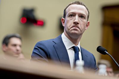 Bloomberg Best of the Year 2018: Mark Zuckerberg, chief executive officer and founder of Facebook Inc., listens during a House Energy and Commerce Committee hearing in Washington, D.C., U.S., on Wednesday, April 11, 2018. Photographer: Andrew Harrer/Bloomberg