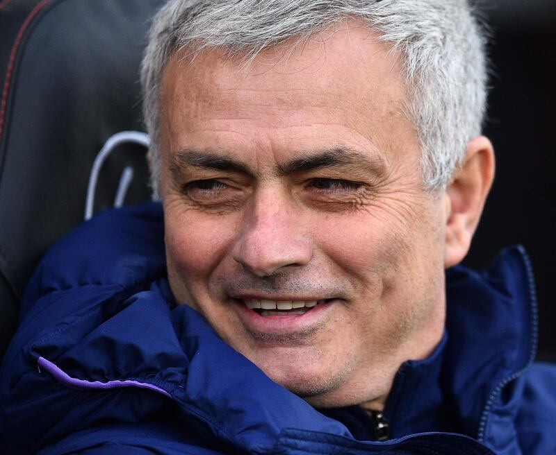 Tottenham Hotspur's Portuguese head coach Jose Mourinho. AFP