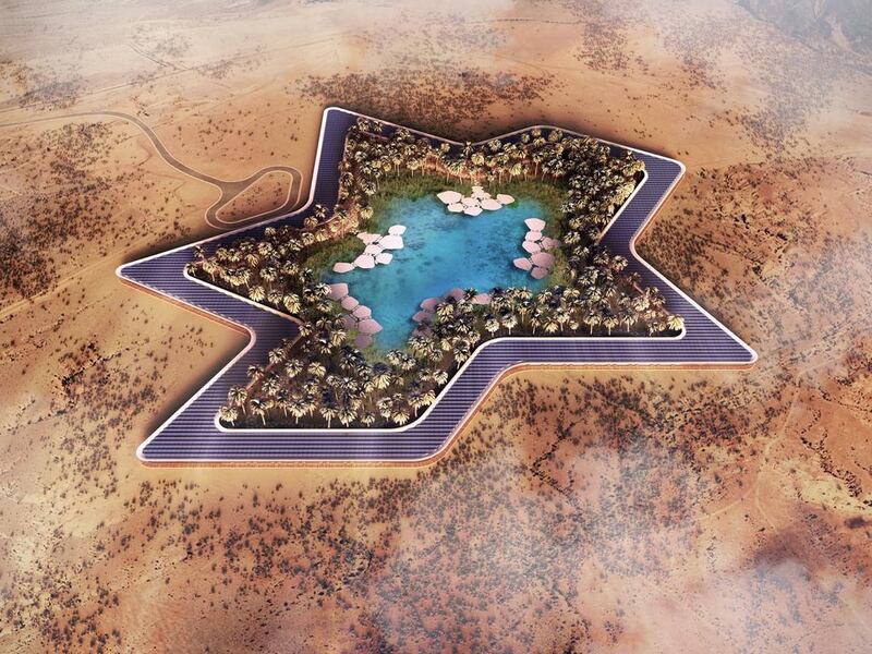 The group claims the resort will be “the world’s ­greenest”, with a design that considers water usage, health, materials, pollution, ecology and waste. Courtesy Oasis Eco Resort