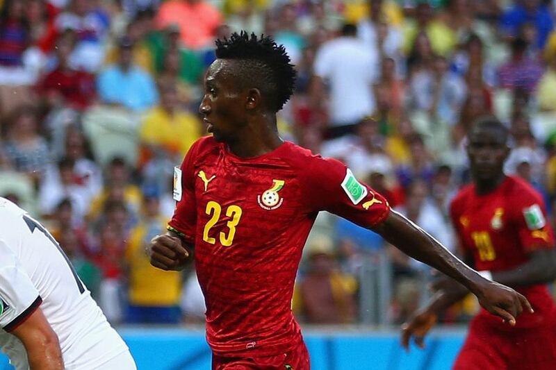 Harrison Afful played with Ghana at the 2014 World Cup in Brazil. Michael Steele / Getty Images / June 21, 2014