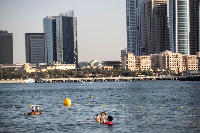 DUBAI, UNITED ARAB EMIRATES. 15 OCTOBER 2020. Newly opened West Beach located on The Palm Dubai.  (Photo: Antonie Robertson/The National) Journalist: Sophie Prideaux Section: National.
