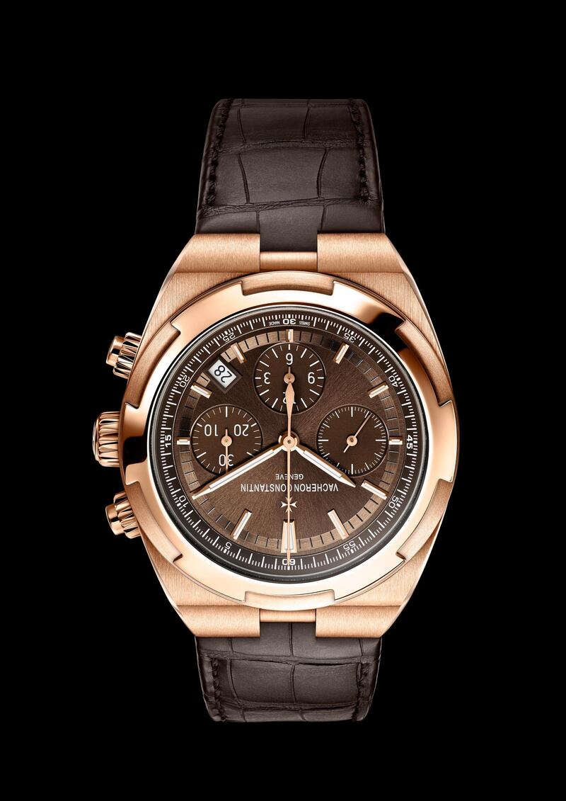 The Middle East-exclusive Overseas watch by Vacheron Constantin; Dh185,400