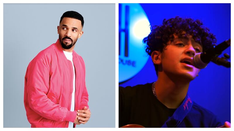 Craig David, left, and Issam Alnajjar will perform at Abu Dhabi's Mother of the Nation Festival. Photos: Mother of the Nation, YouTube