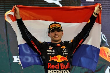 File photo dated 12-12-2021 of Red Bull's Max Verstappen. 10 - wins for Max Verstappen as he clinched last year's title, just the fourth driver after Michael Schumacher, Sebastian Vettel and Lewis Hamilton to hit double figures in a season. Issue date: Tuesday March 15, 2022.