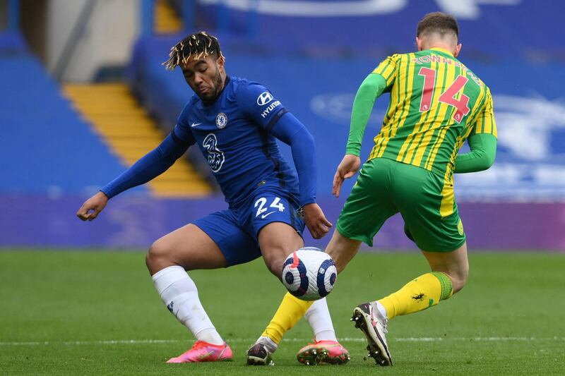 Reece James – 6. Unable to dominate the right flank as he has done so often. Got forward when he could but was forced to defend more than usual. AFP