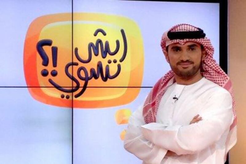 Ghassan Al Katheri, host of the OSN show Eish Tisaway. Courtesy Ghassan Al Katheri