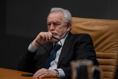 This image released by HBO shows Brian Cox in a scene from "Succession. " (HBO via AP)