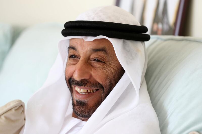 Abu Dhabi, United Arab Emirates - May 3rd, 2018: His Excellency Saqer Al Mehairbi to go with a story about Ramadan Tents. Thursday, May 3rd, 2018 in Abu Dhabi. Chris Whiteoak / The National