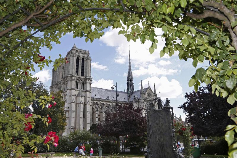 Notre Dame Cathedral, Paris comes seventh. Reuters