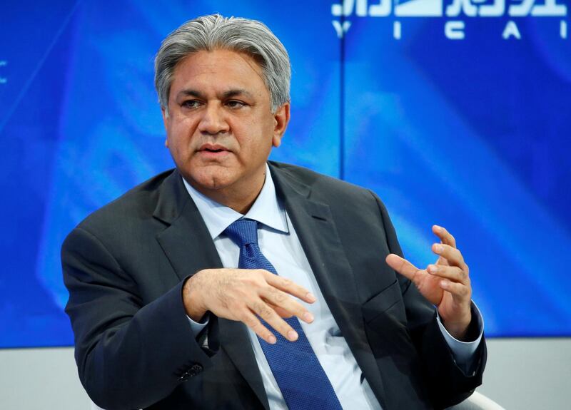 FILE PHOTO: Arif Naqvi, Founder and Group Chief Executive of Abraaj Group attends the annual meeting of the World Economic Forum (WEF) in Davos, Switzerland, January 17, 2017. REUTERS/Ruben Sprich -/File Photo