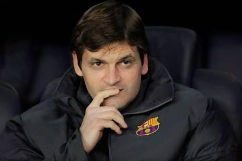 Tito Vilanova had a surgery last year to remove a tumour but has suffered a relapse.