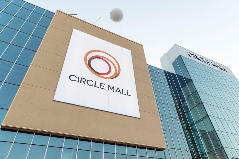 DUBAI, UNITED ARAB EMIRATES. 11 APRIL 2021. the newly opened Circle Mall in jvc with some of the shops already serving eager residents of Jumeirah Village Circle. (Photo: Antonie Robertson/The National) Journalist: Janice Rodrigues. Section: National.