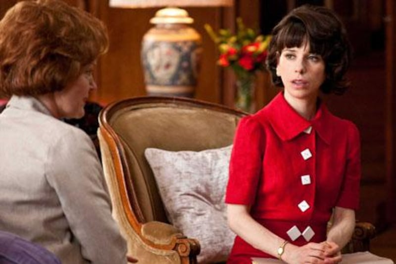 Made in Dagenham left to Right: Miranda Richardson as Barbara Castle and Sally Hawkins as Rita. Photo by Susie Allnutt, 
Credit: Courtesy of Sony Pictures Classics
