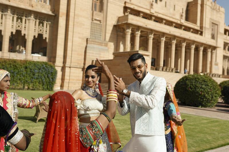 UAE batsman Chirag Suri's wedding in India went ahead as planned this month, but the celebrations have been affected by the travel restrictions related to coronavirus. Pics courtesy Chirag Suri
