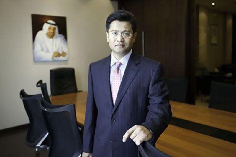Ehsaan Uddin Ahmed, the head of global transaction services and SME at Noor Islamic Bank, says the UAE economy is taking off. Jaime Puebla / The National