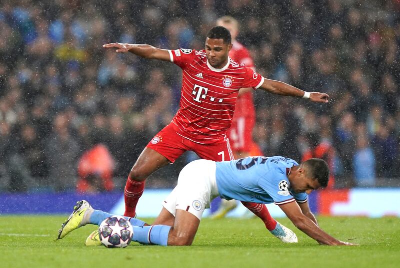Serge Gnabry - 5. Played up front as the team's most advanced player, and struggled in his unfamiliar role. The duo of Stones and Dias kept him very quiet. PA