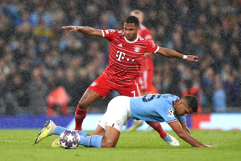 Serge Gnabry - 5. Played up front as the team's most advanced player, and struggled in his unfamiliar role. The duo of Stones and Dias kept him very quiet. PA