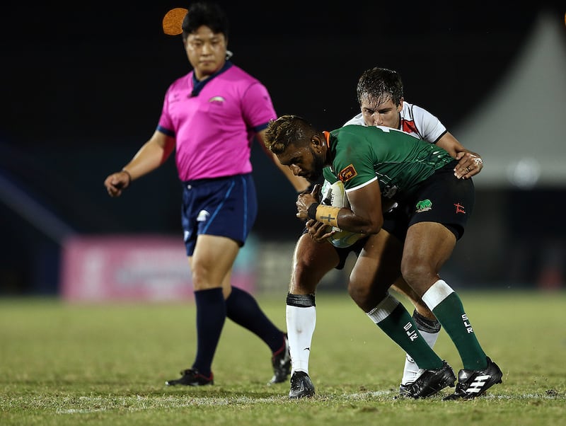 UAE defeated Sri Lanka in the Dialog Asia Rugby Sevens Series.