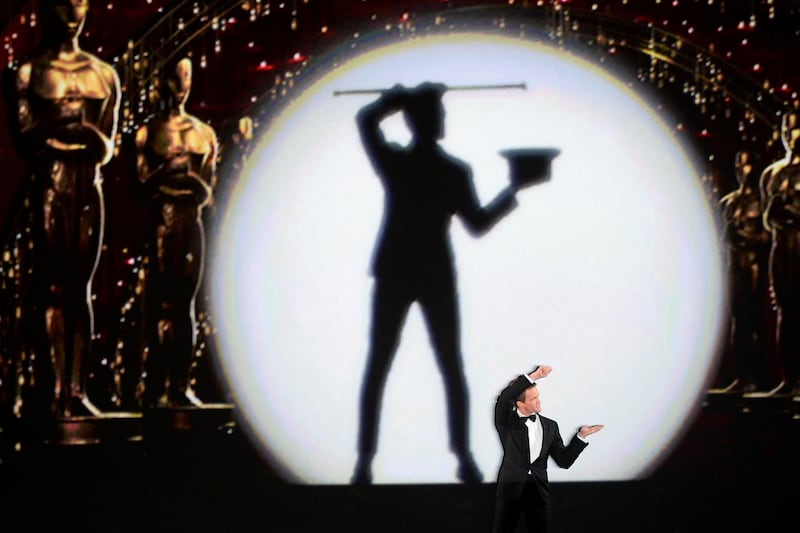 Host Neil Patrick Harris performs on stage for the 87th Oscars February 22, 2015 in Hollywood, California. AFP PHOTO / Robyn BECK (Photo by ROBYN BECK / AFP)