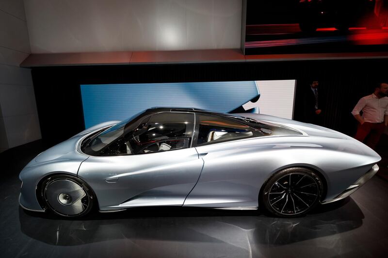 A McLaren Speedtail Concept. Cyril Zingaro  /Keystone via AP