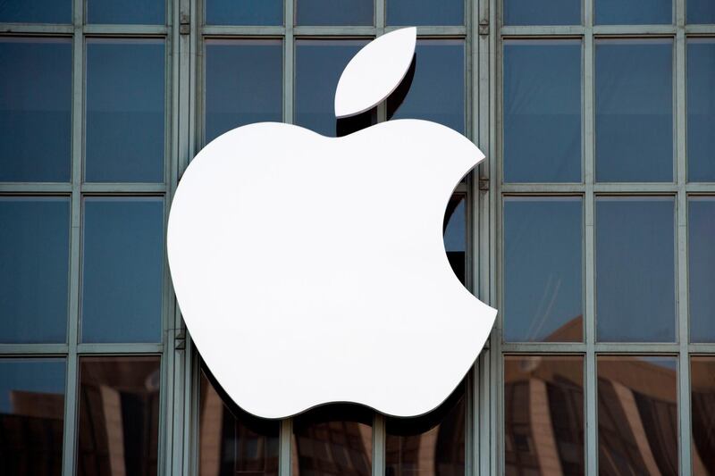 (FILES) In this file photo taken on September 7, 2016 The Apple logo is seen on the outside of Bill Graham Civic Auditorium before the start of an event in San Francisco, California. A Chinese court ordered a ban in the country on iPhone sales in a patent dispute between US chipmaker Qualcomm and Apple, according to a Qualcomm statement on December 10, 2018. The statement said the Fuzhou Intermediate People's Court had granted Qualcomm's request for two preliminary injunctions against four subsidiaries of Apple, ordering them to immediately to stop selling the iPhone 6S, iPhone 6S Plus, iPhone 7, iPhone 7 Plus, iPhone 8, iPhone 8 Plus and iPhone X.

 / AFP / Josh Edelson
