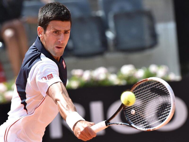 Novak Djokovic advanced to the third round of the Rome Masters on Tuesday. Ettore Ferrari / EPA / May 13, 2014 