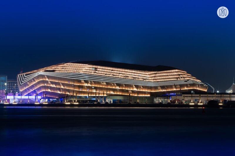 Buildings around Abu Dhabi lit up for World Neglected Tropical Diseases Day. Courtesy Abu Dhabi Media Office