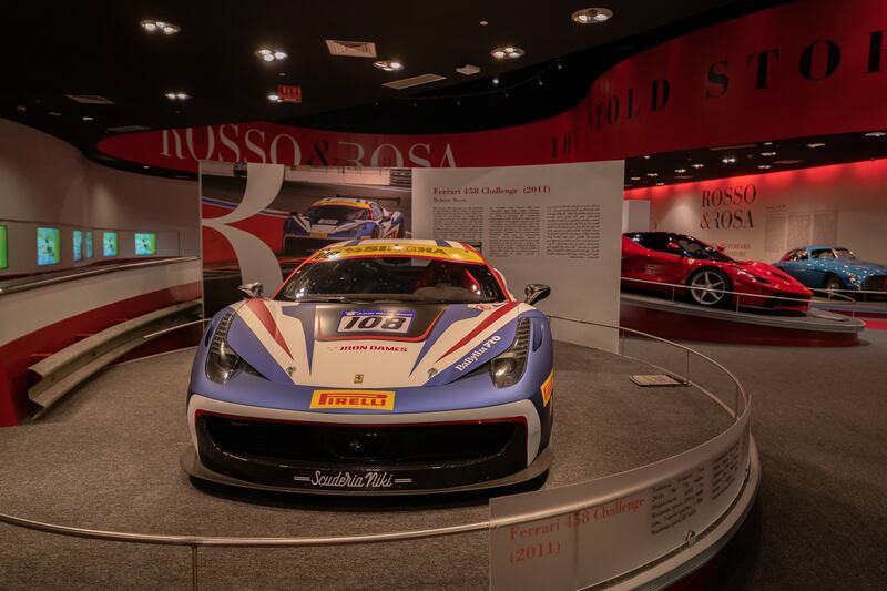 Women and Ferraris came about as a result of a collaboration with the Ferrari Museum in Maranello, Italy.