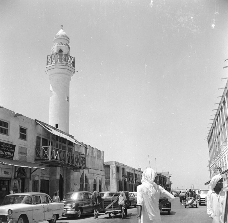 Manama’s main thoroughfare, circa 1956.