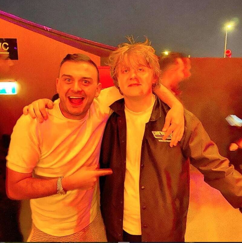 Lewis Capaldi was pictured out enjoying SKY2.0 ahead of his Sharjah concert. Chris Wright / Instagram